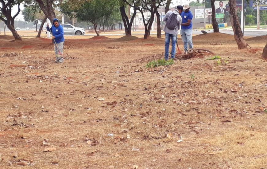 Serviços de limpeza são realizados em Palmas