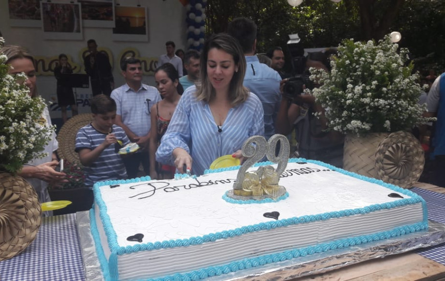 Prefeita Cinthia Ribeiro comandou a celebração
