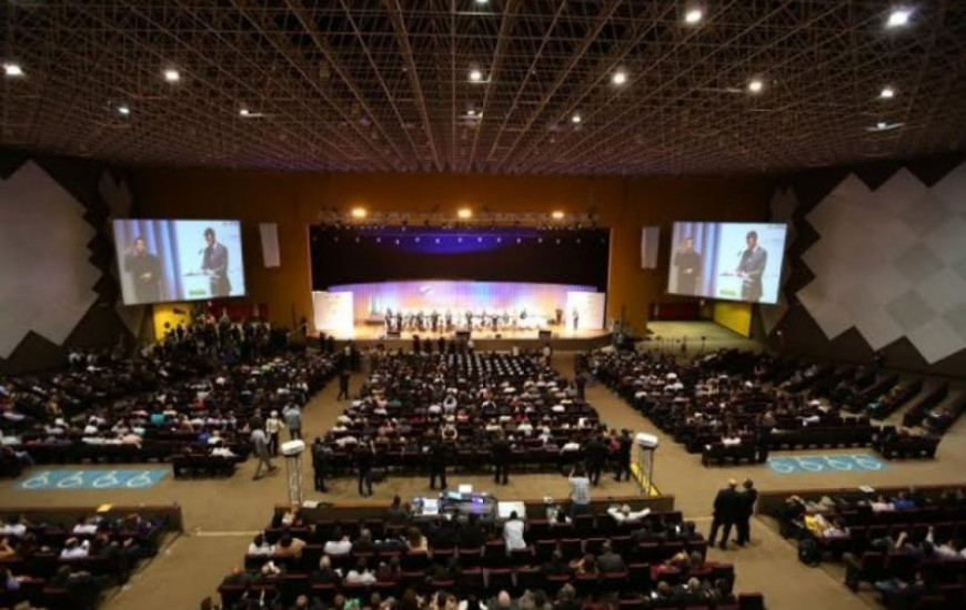 Palestra de compras públicas, em Brasília