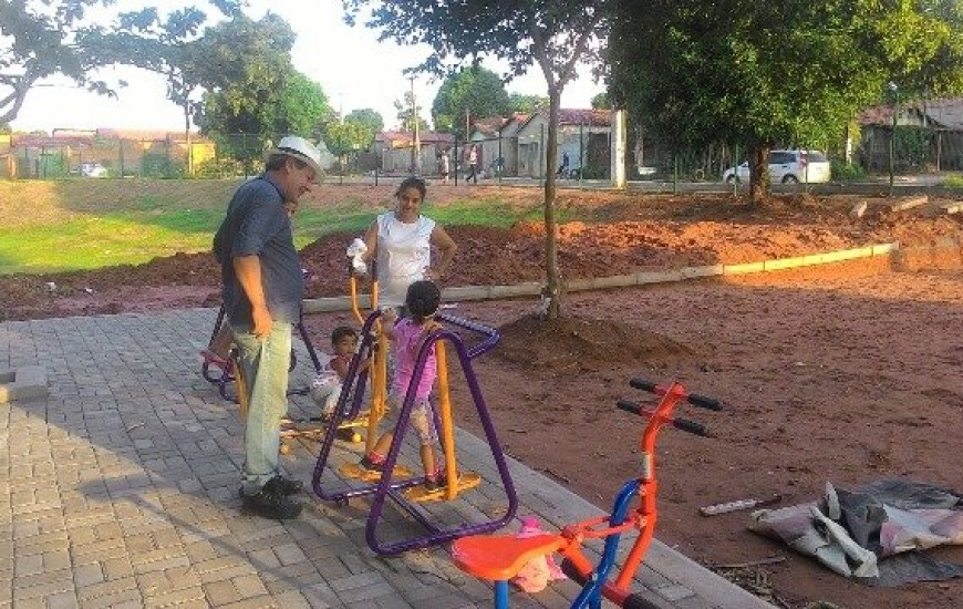 Equipamentos são instalados no Parque Cimba