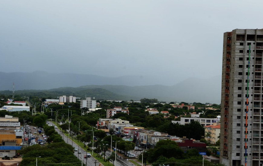 Previsão é de 98% de probabilidade de chuvas nesta 6ª