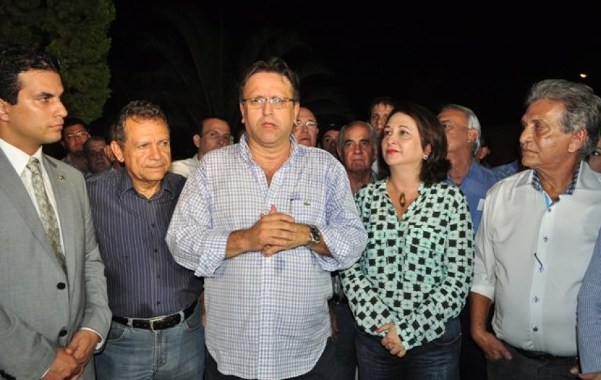 Marcelo e Reis recebem Kátia no PMDB