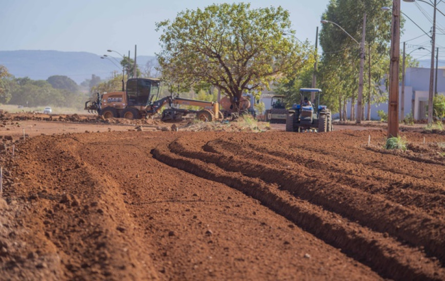 Primeira etapa de obras financiadas pelo CAF leva asfalto ao Jardim Taquari