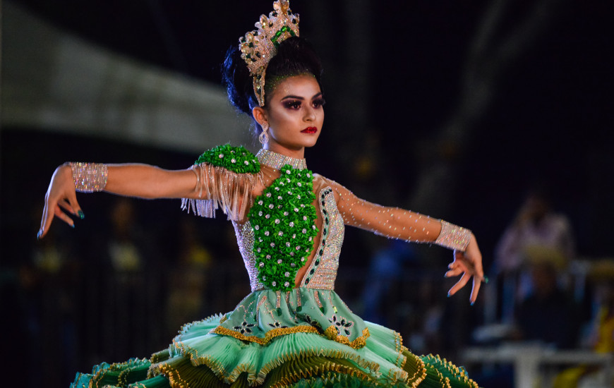 Gleisiane Teixeira Costa, representante da junina Luar de Santo Antônio