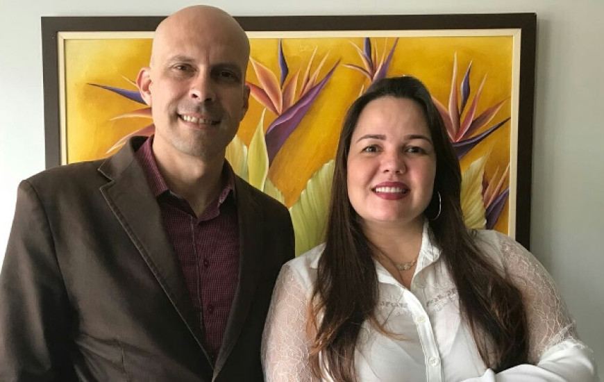 André Silva, Master Coaching, e Lívea Aguiar, franquiada do Instituto Você