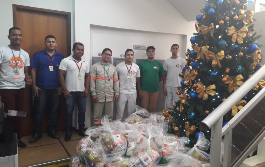 Ao todo foram doadas 661 cestas básicas