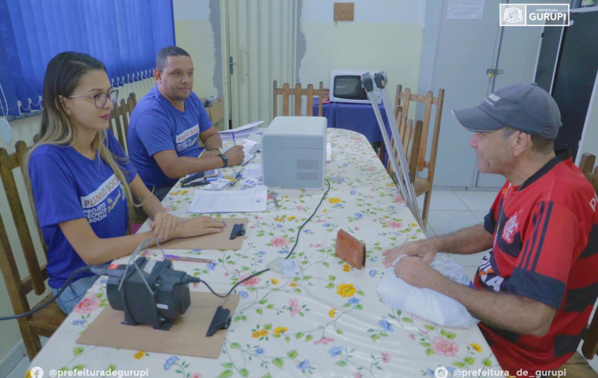 O processo de regularização inicia com o cadastro dos residentes do setor