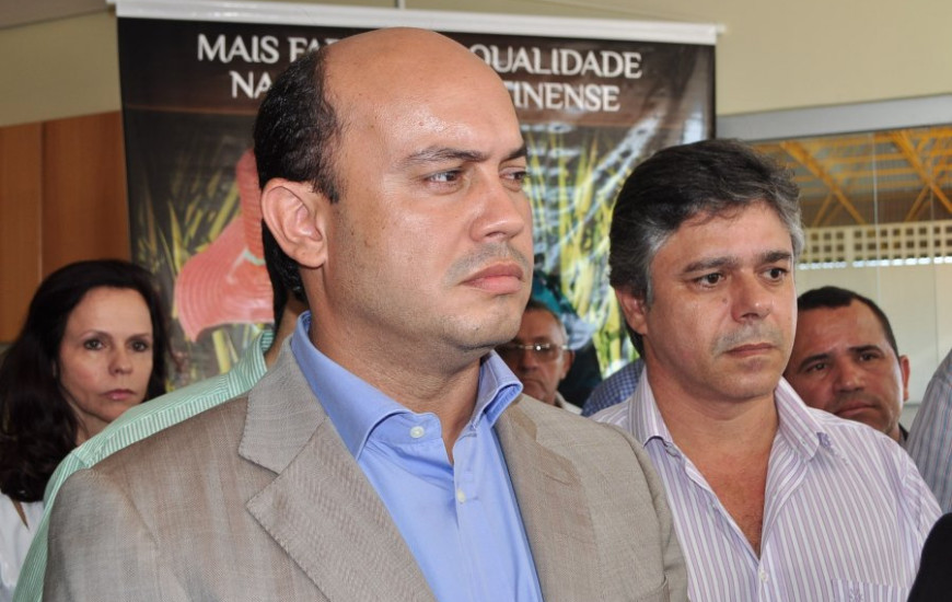 Sandoval e Dertins com ministro