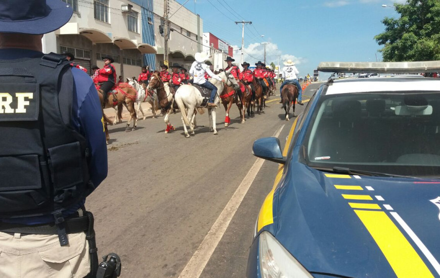 Fluxo de pessoas em cavalgadas resulta em acidentes no trânsito