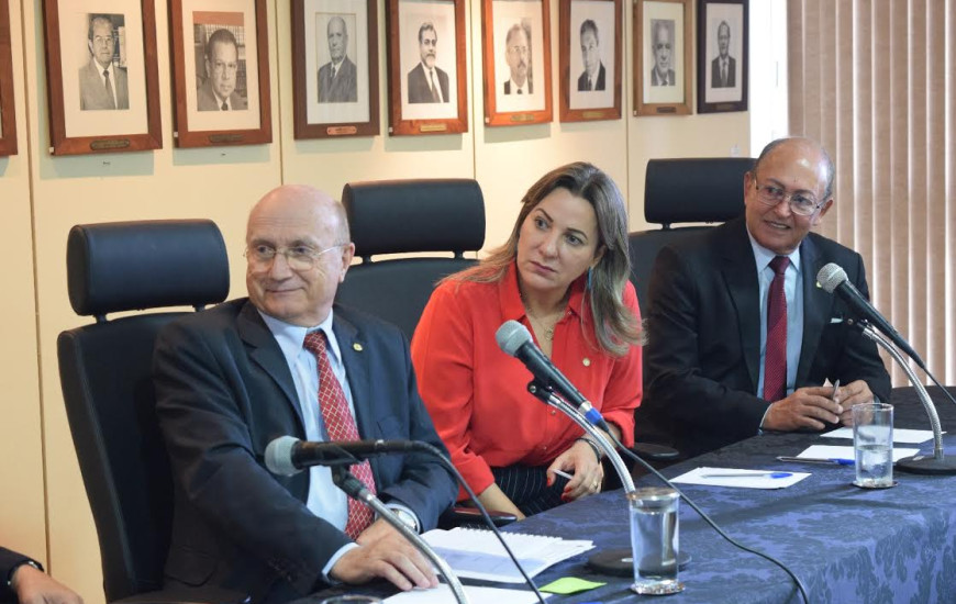 Deputados participam de reunião