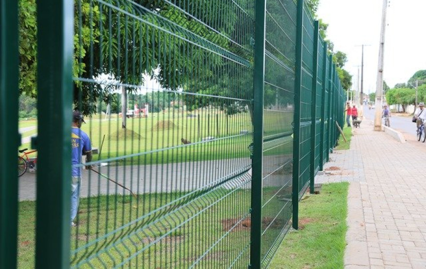 Obras no Parque Cimba