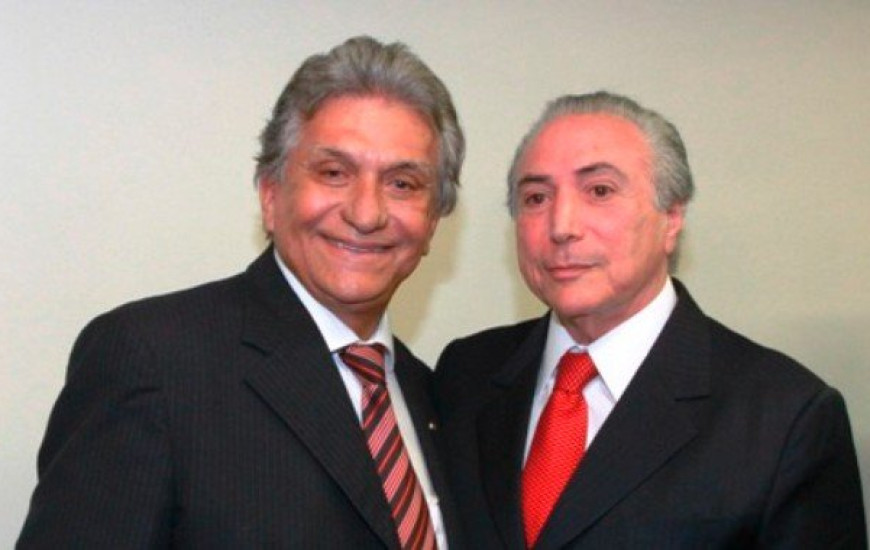 Osvaldo Reis e Michel Temer