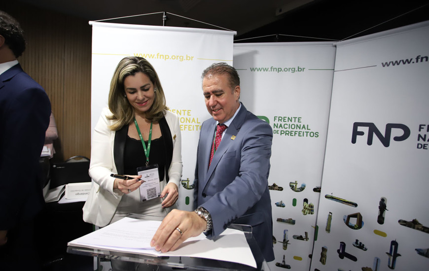 Cinthia Ribeiro ao tomar posse como vice da FNP
