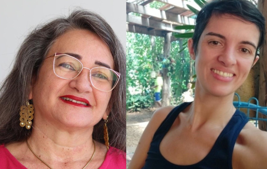 Cynthia Mara Miranda (D) e Ana Lúcia Medeiros (E)