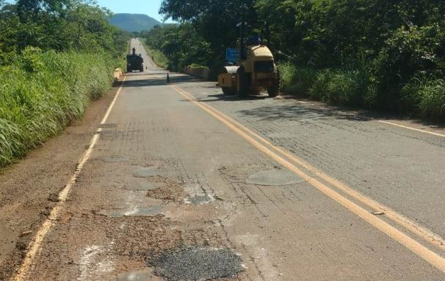 Serviços atingem 18 km da TO-030.