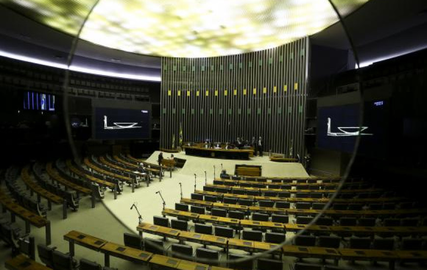 Plenário da Câmara dos Deputados, em Brasília