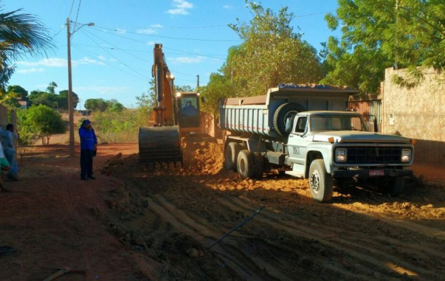 Obras de terraplanagem já começaram