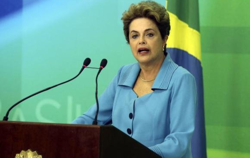 Presidenta fez pronunciamento à imprensa