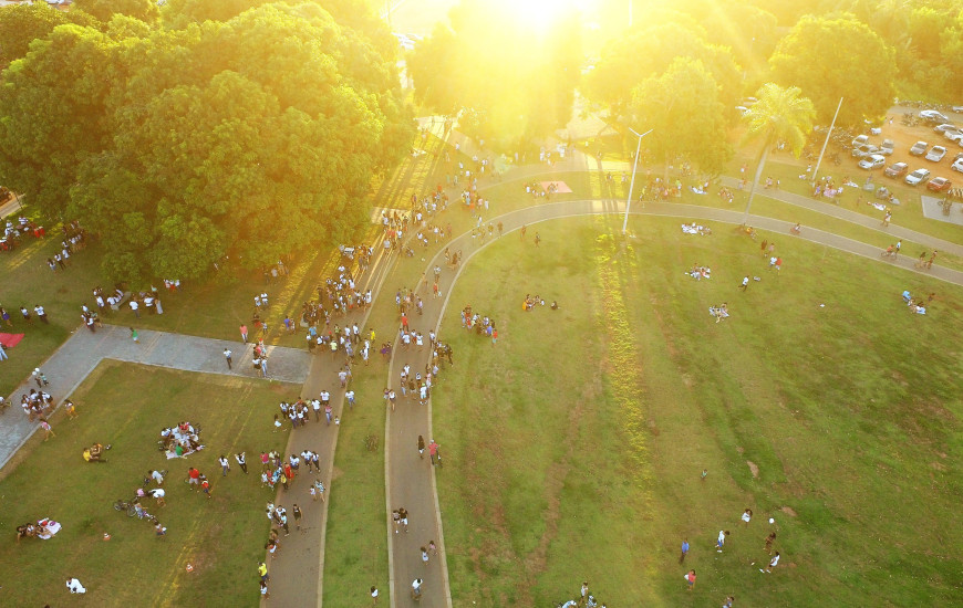 Local é uma referência para prática esportivas e de lazer .