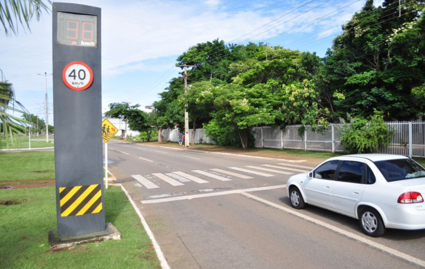 Cada radar pode monitorar até 4 faixas