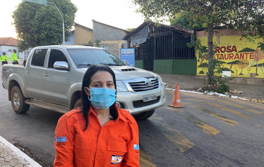 Gerente de Prevenção e Mitigação de Desastres da Defesa Civil, Flávia Lustosa.