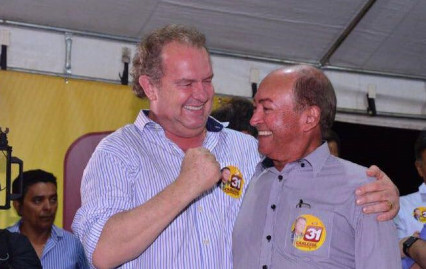Lázaro apoiou e acompanhou a campanha de Carlesse à reeleição
