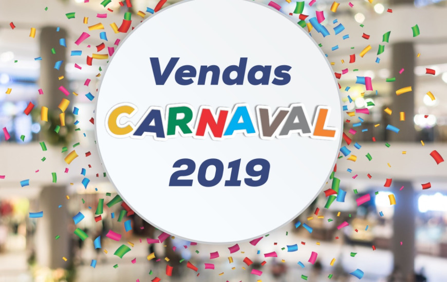 Vendas no período de Carnaval foi de 0,3%