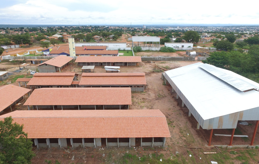 Obras estão em construção em Araguaína