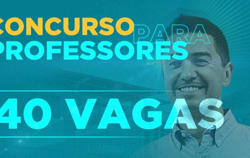 UnirG oferta 40 vagas para concurso de professores 