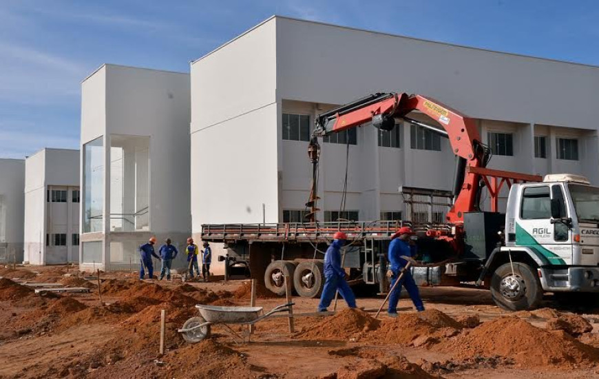 Obras estão 80% concluídas