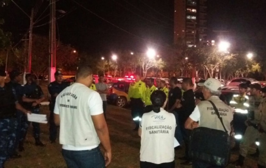Operação integrada fecha estabelecimentos