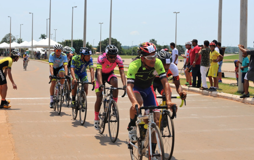 As pistas da Via Lago foram palco para as provas de Ciclismo