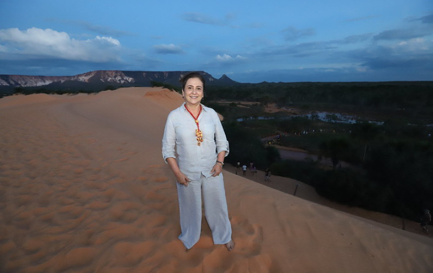 Senadora Kátia Abreu (PP) em visita ao Jalapão - TO