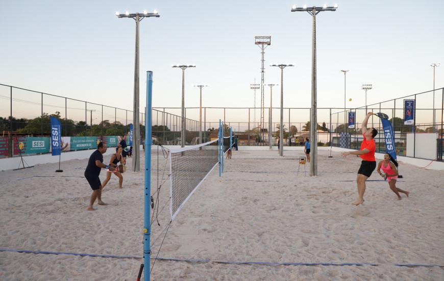 Inauguração das Quadras de Beach Tennis em Gurupi