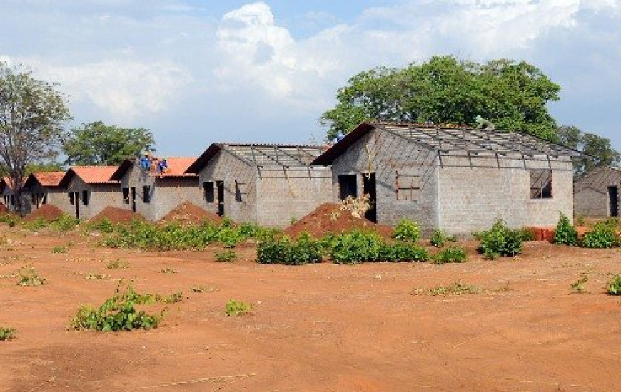 Casas populares construídas em Palmas