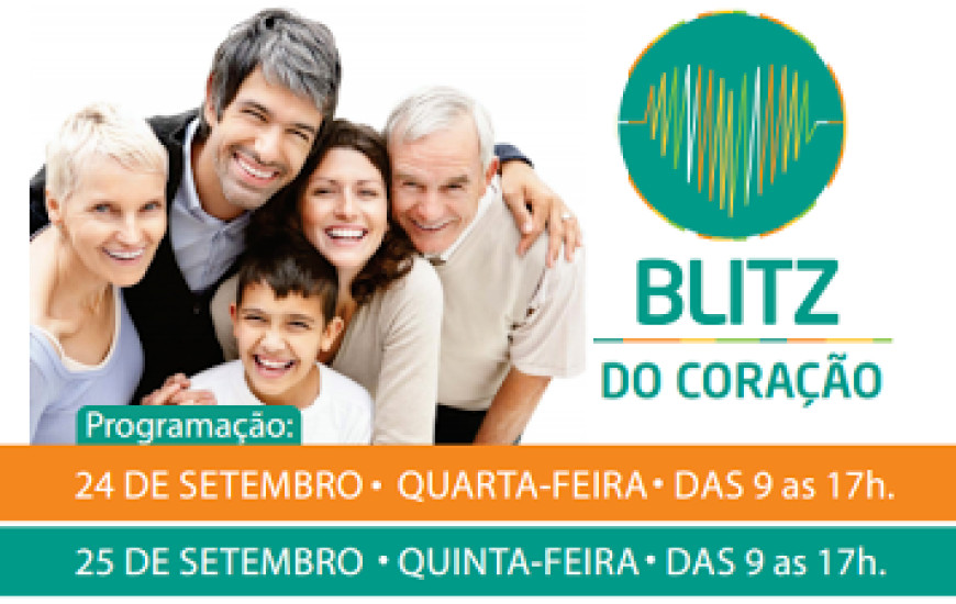 Blitz do Coração nesta 4ª e 5ª