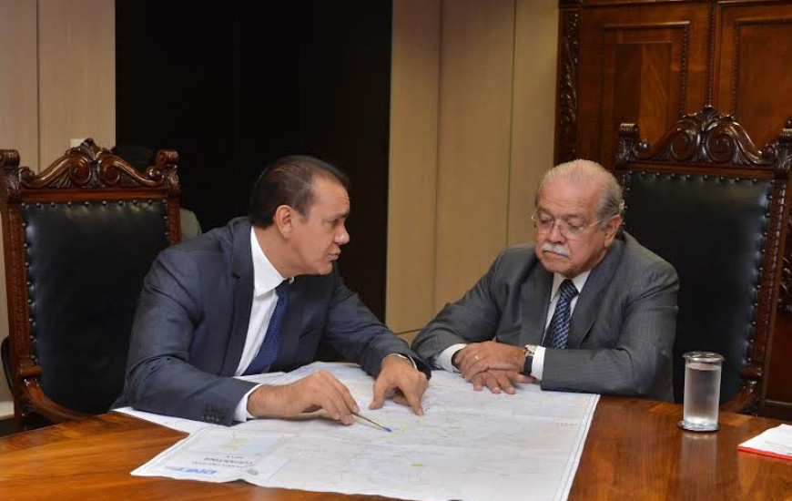 Ataídes e o ministro César Borges