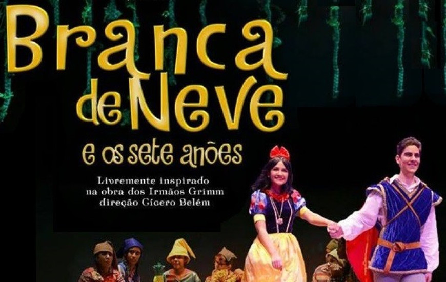 Uma das atrações para este mês é a peça de teatro 'Branca de Neve'