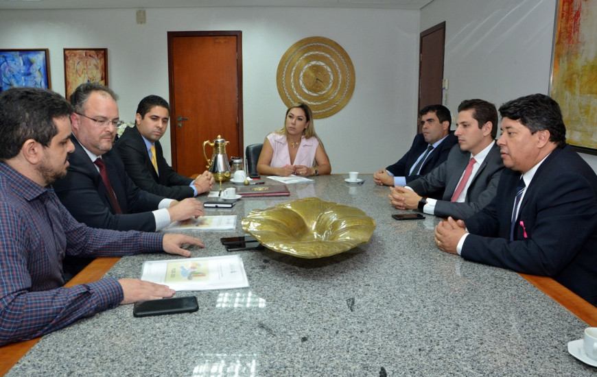 Líderes de pastas do executivo estadual estiveram com a presidente da Assembleia