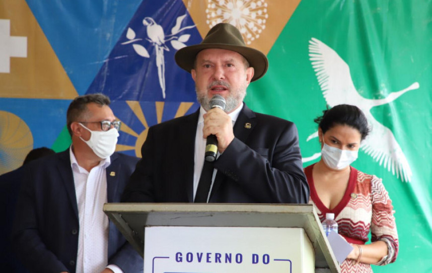 Governador do Tocantins, Mauro Carlesse.