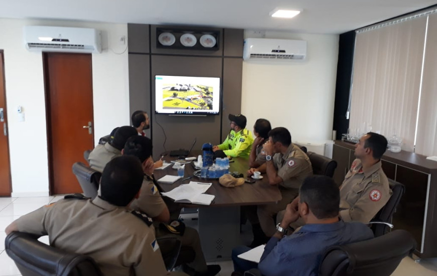 O objetivo do encontro foi a definição da estratégia de segurança do evento