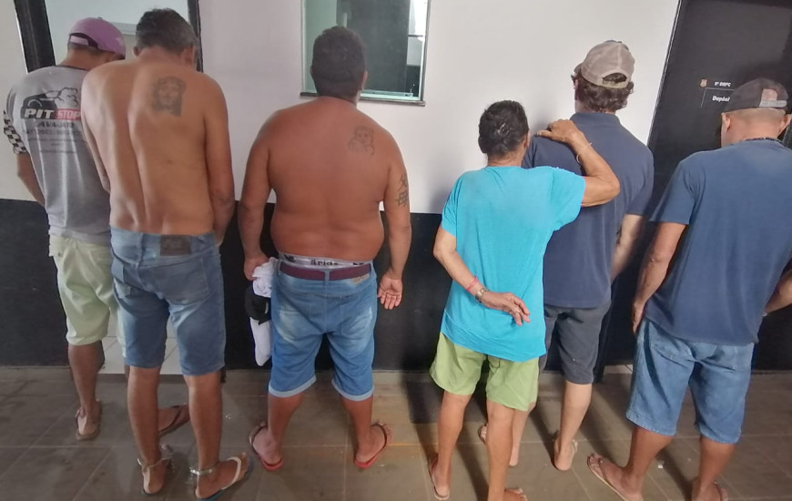 Suspeitos presos