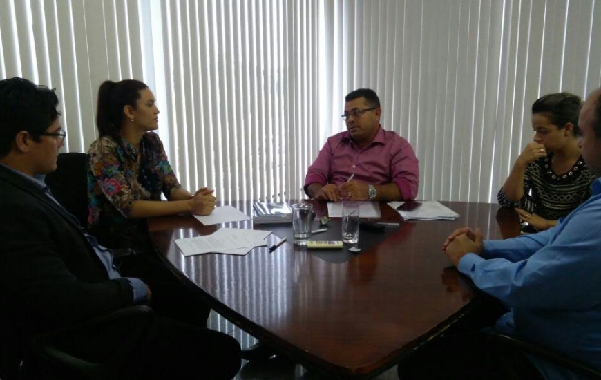 Presidente da Câmara recebe presidente do Sindjor 