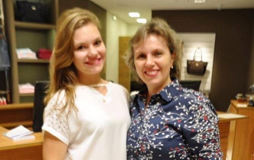 Luciene e sua filha Natalia