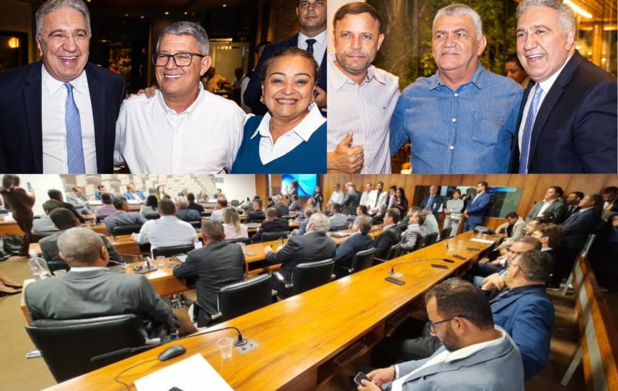 Laurez com prefeitos e reunião da ATM com a bancada federal