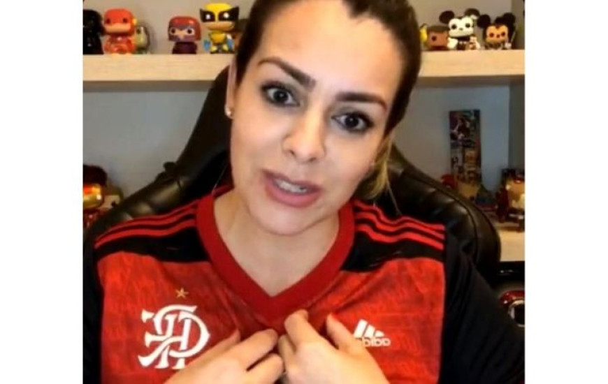 Prefeita de Palmas, Cinthia Ribeiro, durante live do T1 Notícias ontem, 19.