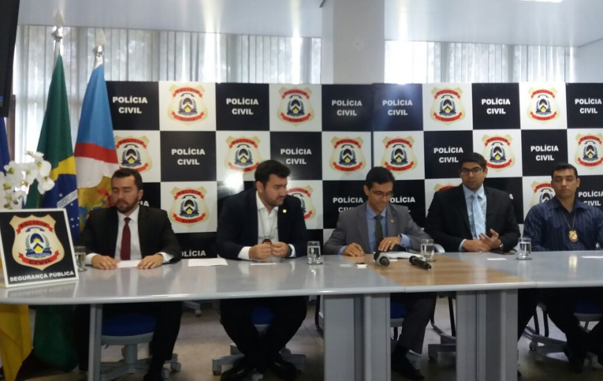 Coletiva foi realizada nesta quinta-feira, 22, em Palmas