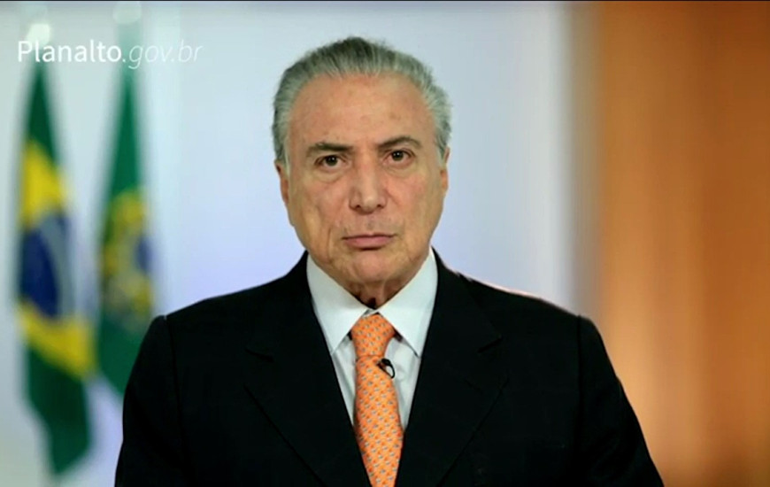 Popularidade de Temer caiu a seu nível mais baixo