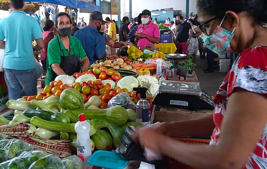Conforme a Prefeitura Municipal, a Feira conta com 200 feirantes cadastrados