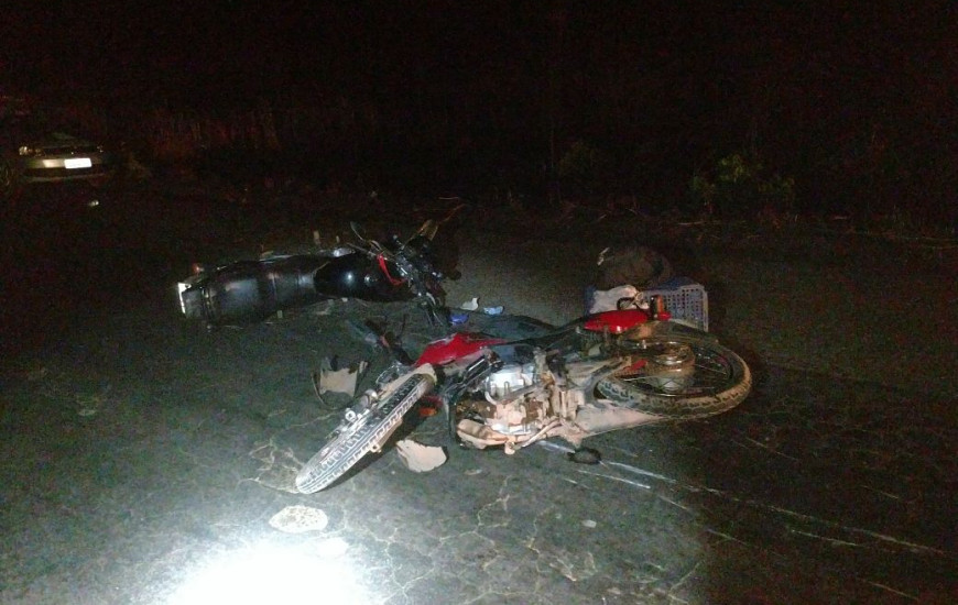 Acidente envolveu três motocicletas